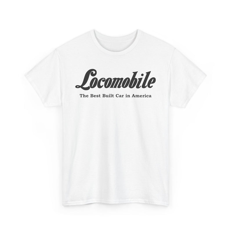 Load image into Gallery viewer, Locomobile The Best Built Car in America Vintage Script T-shirt