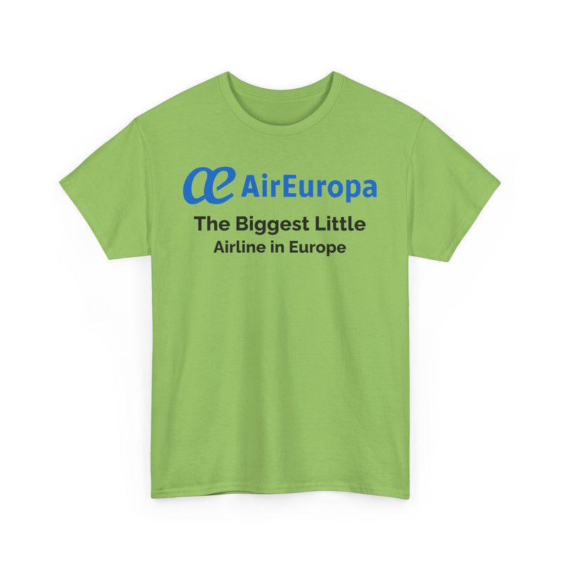 Load image into Gallery viewer, Air Europa The Biggest Little Airline in Europe Vintage Logo Aviation T-shirt