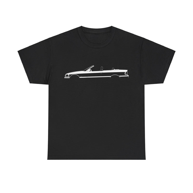 Load image into Gallery viewer, BMW M3 Cabrio E36 Silhouette Car T-shirt