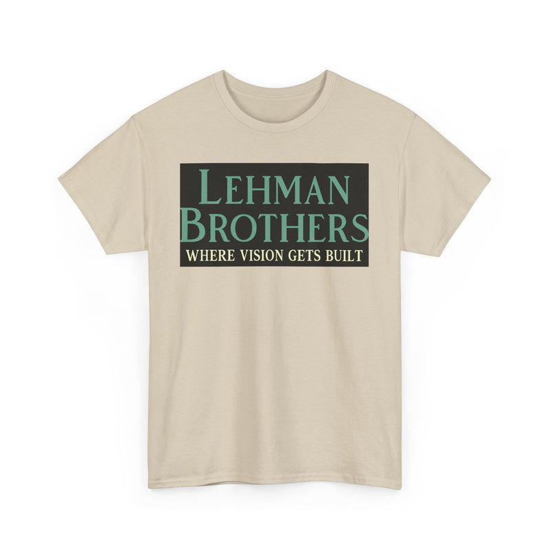 Load image into Gallery viewer, Lehman Brothers Where Vision Gets Built Historic Wall Street Bank Tee New York T-Shirt