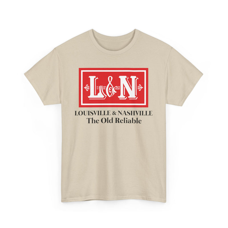 Load image into Gallery viewer, Louisville Nashville Old Reliable Railroad Vintage Train Logo T-Shirt