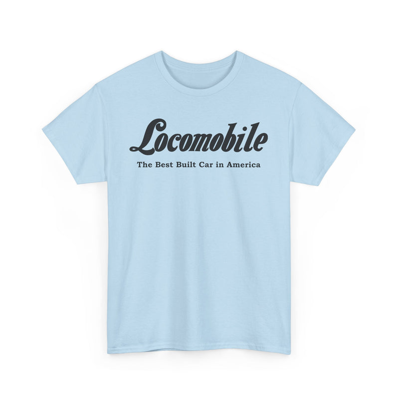 Load image into Gallery viewer, Locomobile The Best Built Car in America Vintage Script T-shirt