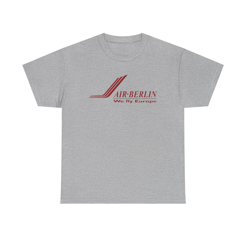 Load image into Gallery viewer, Air Berlin German Airline Vintage Red Logo European Aviation T-shirt