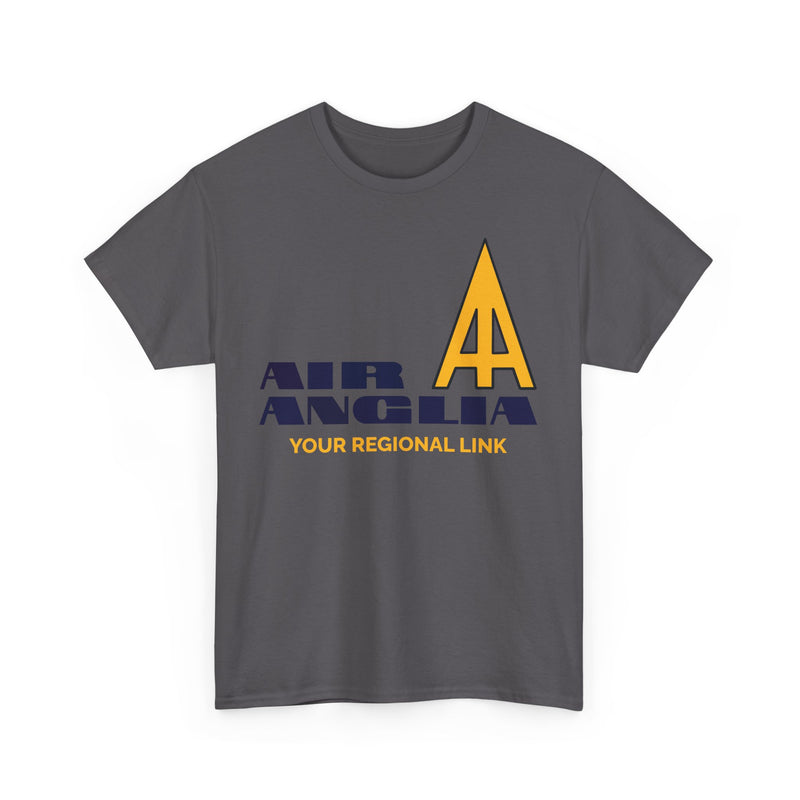 Load image into Gallery viewer, Air Anglia Your Regional Link Vintage Airline Logo British Aviation T-shirt