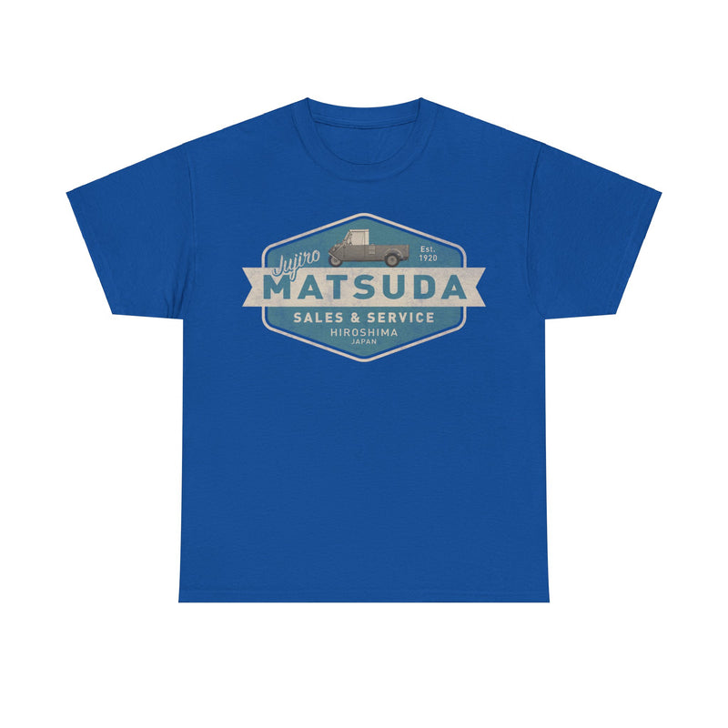 Load image into Gallery viewer, Jujiro Matsuda Est 1920 Mazda Hiroshima Japan Car T-shirt