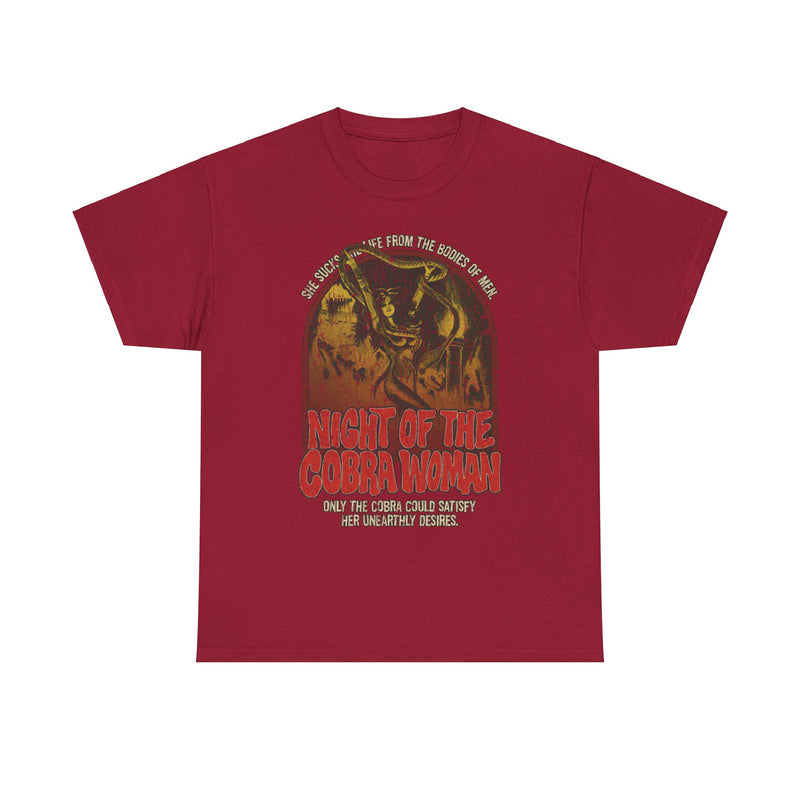 Load image into Gallery viewer, Night of The Cobra Woman 1972 Movie T-shirt