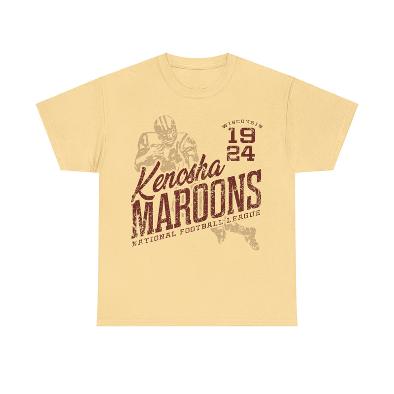 Load image into Gallery viewer, Kenosha Maroons Est 1924 Wisconsin Football Team T-shirt