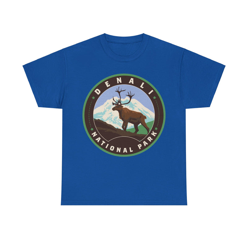 Load image into Gallery viewer, Denali National Park Alaska Round Logo T-shirt