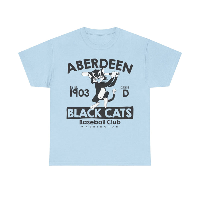 Load image into Gallery viewer, Aberdeen Washington 1903 Black Cats Baseball T-shirt