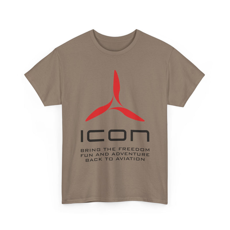 Load image into Gallery viewer, ICON Aircraft Defunct Aviation T-Shirt Fun Adventure Freedom Flying Pilot Tee