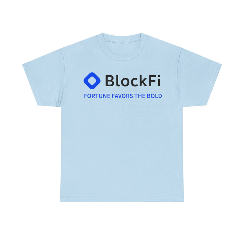 Load image into Gallery viewer, BlockFi Logo T-Shirt: Fortune Favors The Brave