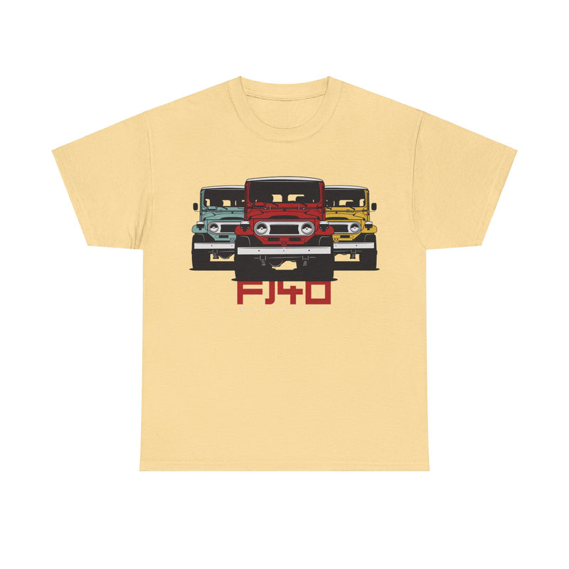 Load image into Gallery viewer, Toyota Land Cruiser FJ40 Trio Car T-shirt