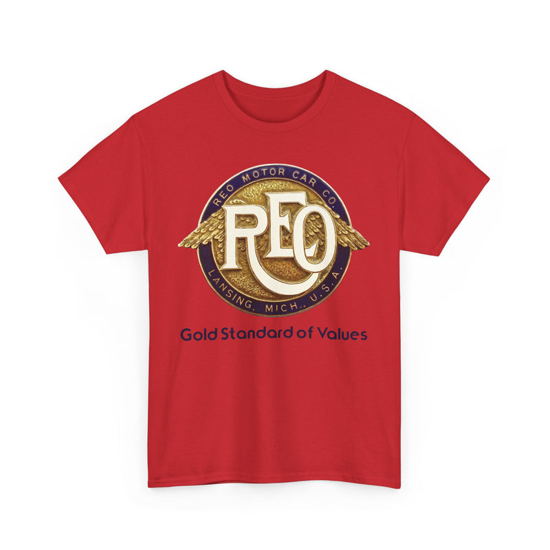 Load image into Gallery viewer, REO Motor Car Co Lansing Michigan Gold Standard Wings T-shirt