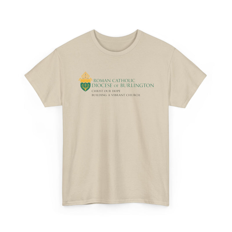 Load image into Gallery viewer, Diocese of Burlington T-Shirt - Catholic Church Logo Tee - Vermont Religious