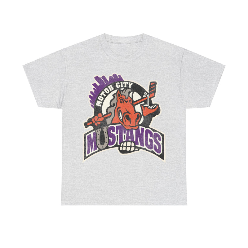Load image into Gallery viewer, Detroit Motor City Mustangs Michigan Roller Hockey T-shirt