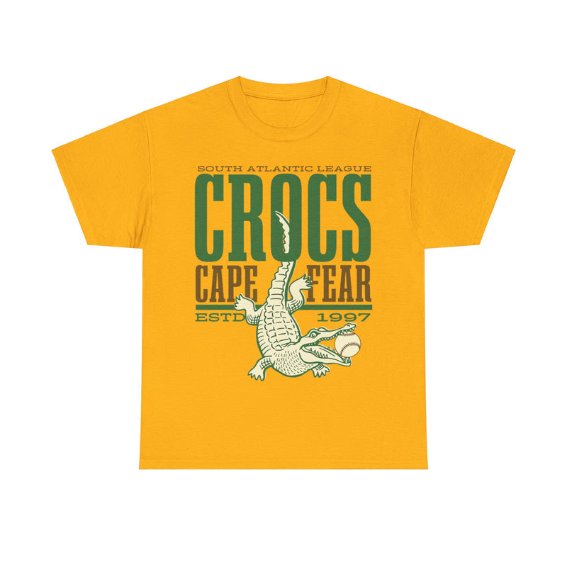 Load image into Gallery viewer, Cape Fear Crocs Est 1997 North Carolina Baseball Team T-shirt