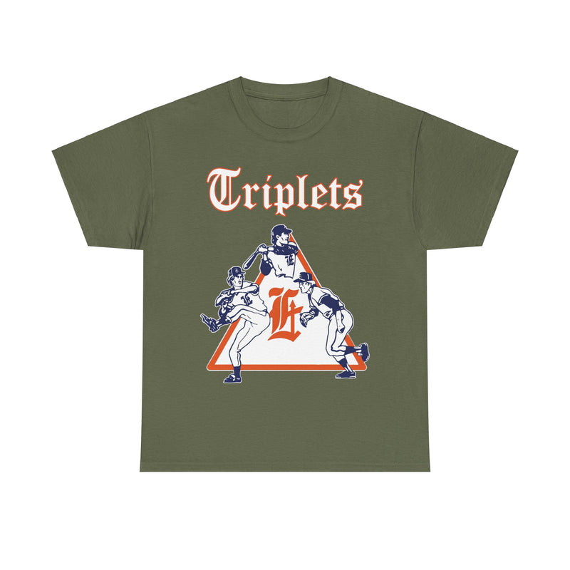 Load image into Gallery viewer, Evansville Triplets Indiana Baseball Team T-shirt