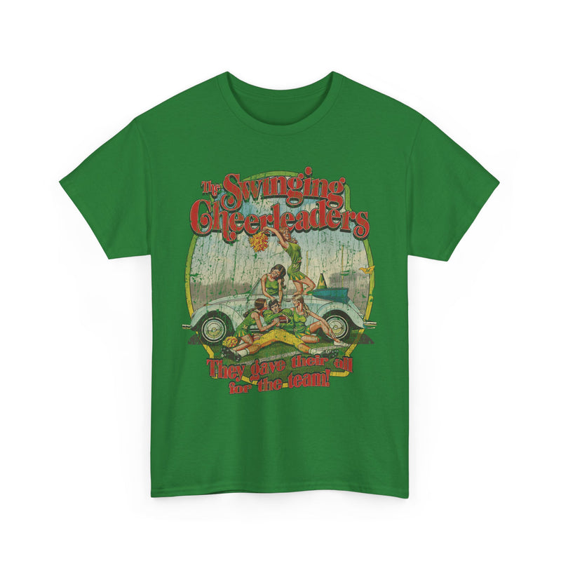 Load image into Gallery viewer, The Swinging Cheerleaders 1974 College Cheerleading Movie T-shirt