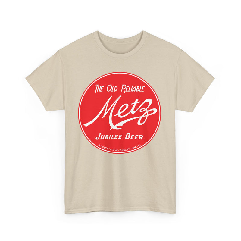 Load image into Gallery viewer, Metz Jubilee Old Reliable Logo Beer Infusion Brewing Co Nebraska T-Shirt