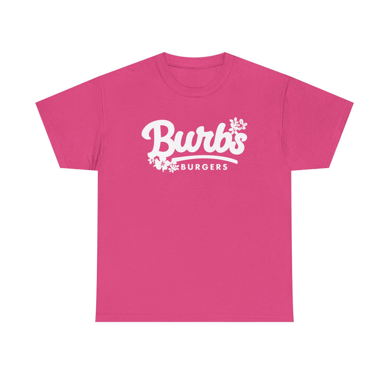 Load image into Gallery viewer, Burbs Burgers T-Shirt - Burger Restaurant Industry Defunct Logo Tee