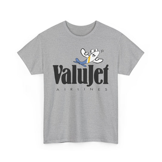 ValuJet Airlines Cartoon Plane Character Vintage Florida Carrier T-shirt
