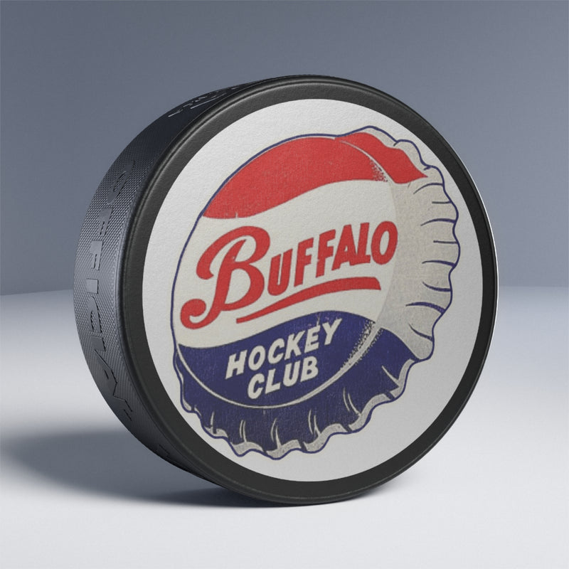 Load image into Gallery viewer, Buffalo Bisons Nostalgic Logo Hockey Puck