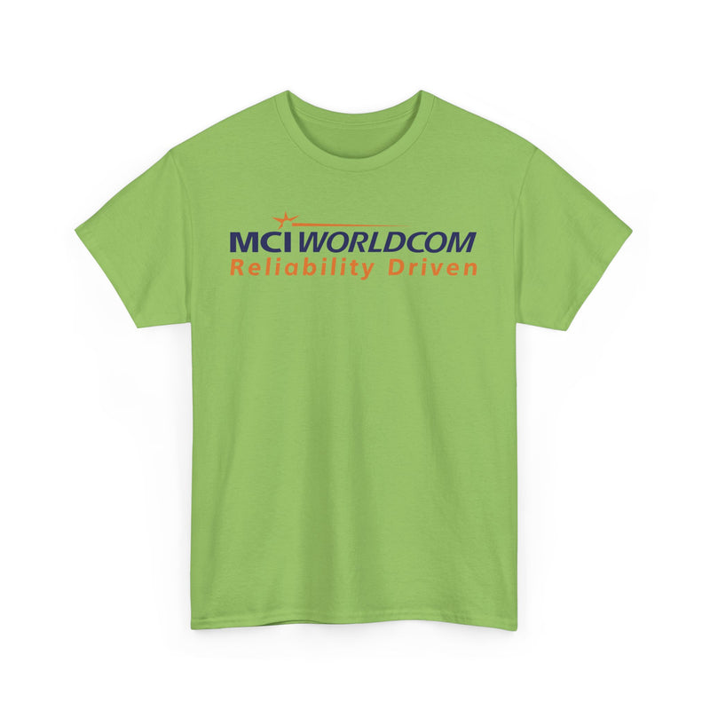 Load image into Gallery viewer, MCI WorldCom Reliability Driven Telecom Company Logo T-Shirt