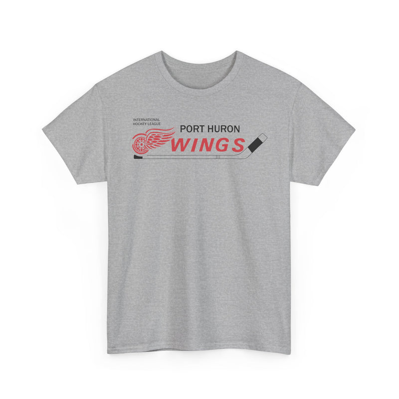 Load image into Gallery viewer, Port Huron Wings 1962-1981 Michigan Hockey T-shirt