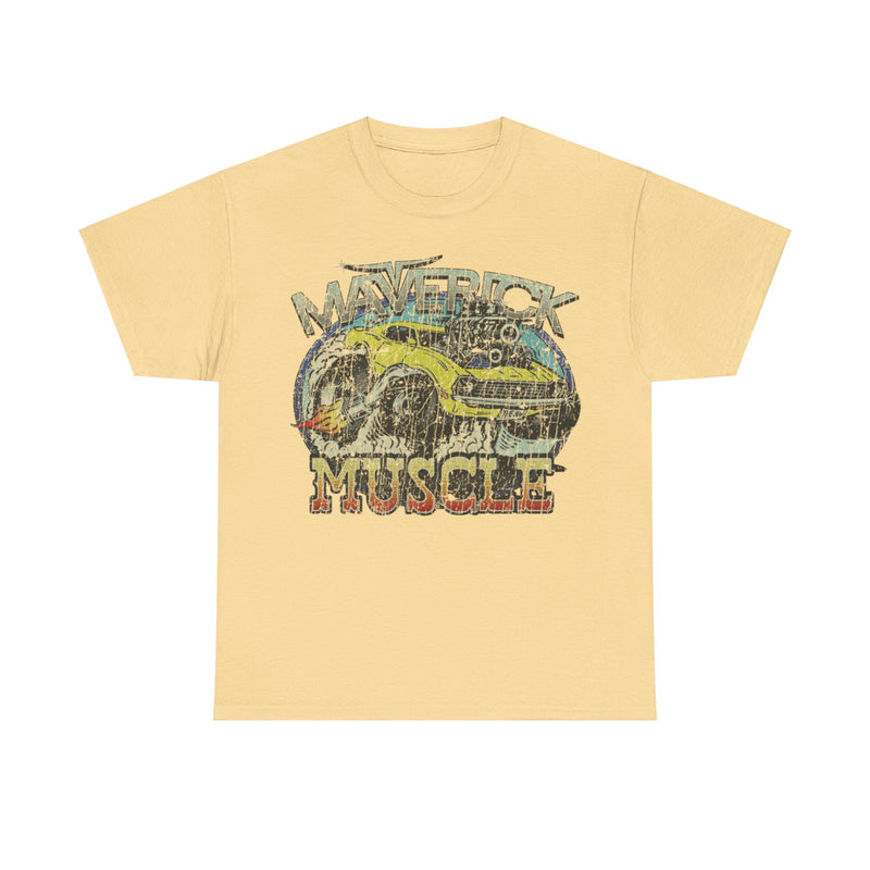 Load image into Gallery viewer, Maverick Muscle Car 1970 Distressed Print T-shirt