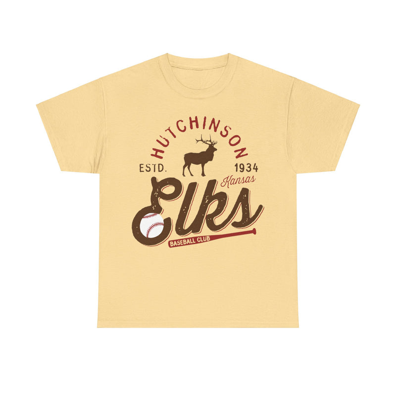 Load image into Gallery viewer, Hutchinson Elks Est 1934 Kansas Baseball Club T-shirt