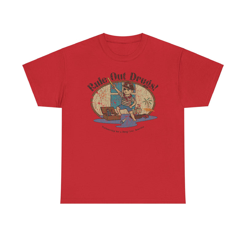 Load image into Gallery viewer, Rule Out Drugs 1986 Political Drug-free T-shirt