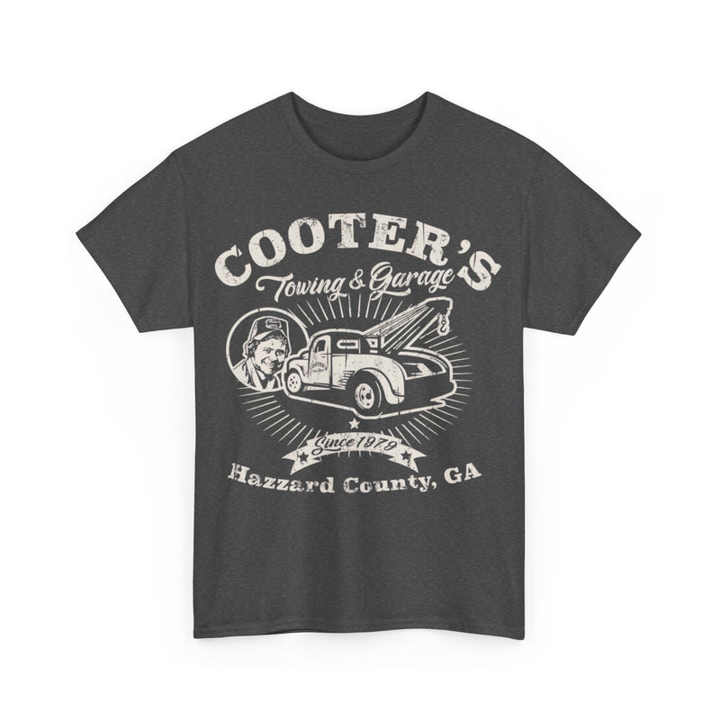 Load image into Gallery viewer, Cooters Towing Garage Dukes of Hazzard TV Show County T-shirt