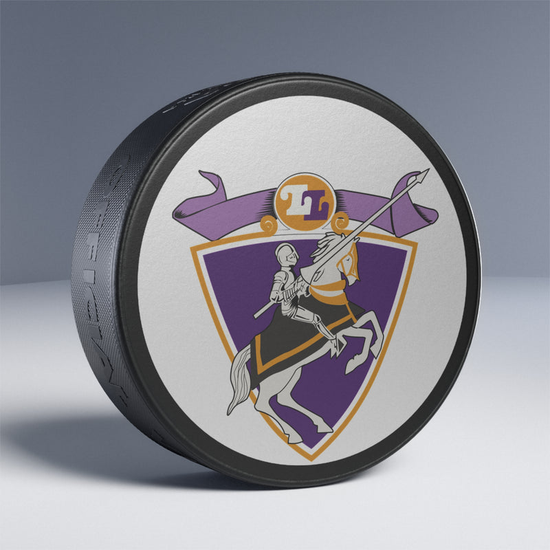 Load image into Gallery viewer, Lansing Lancers International League 1974-1975 Michigan Hockey Puck