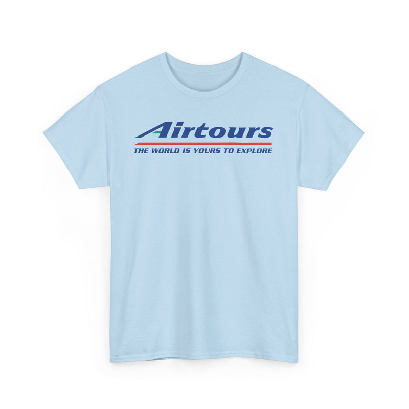 Load image into Gallery viewer, Airtours The World Is Yours To Explore Vintage Charter Airline Logo T-shirt