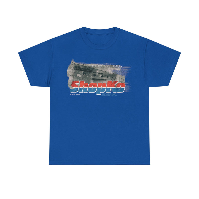 Load image into Gallery viewer, Shopko Retail Store Nostalgic Logo Stuff That Counts T-shirt