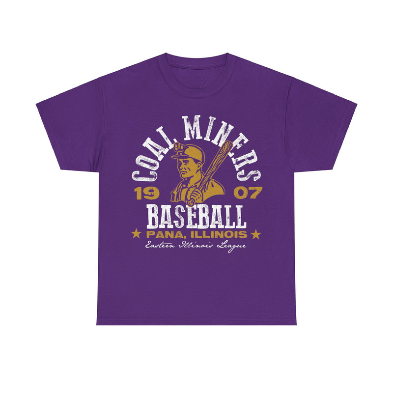 Load image into Gallery viewer, Pana Coal Miners Est 1907 Illinois Baseball T-shirt