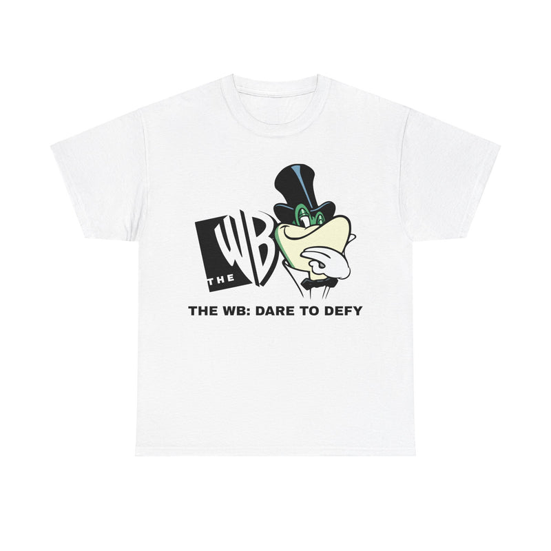 Load image into Gallery viewer, TV Network The WB Dare to Defy Television Logo T-Shirt