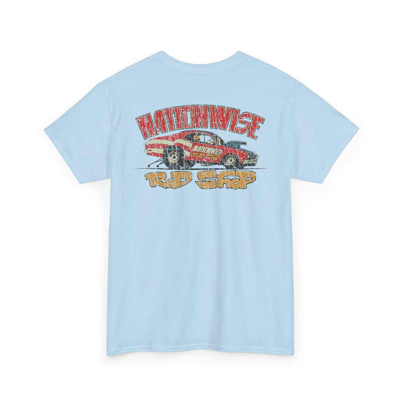 Load image into Gallery viewer, Nationwise Rod Shop 1974 Double Logo Ohio Auto Parts T-shirt