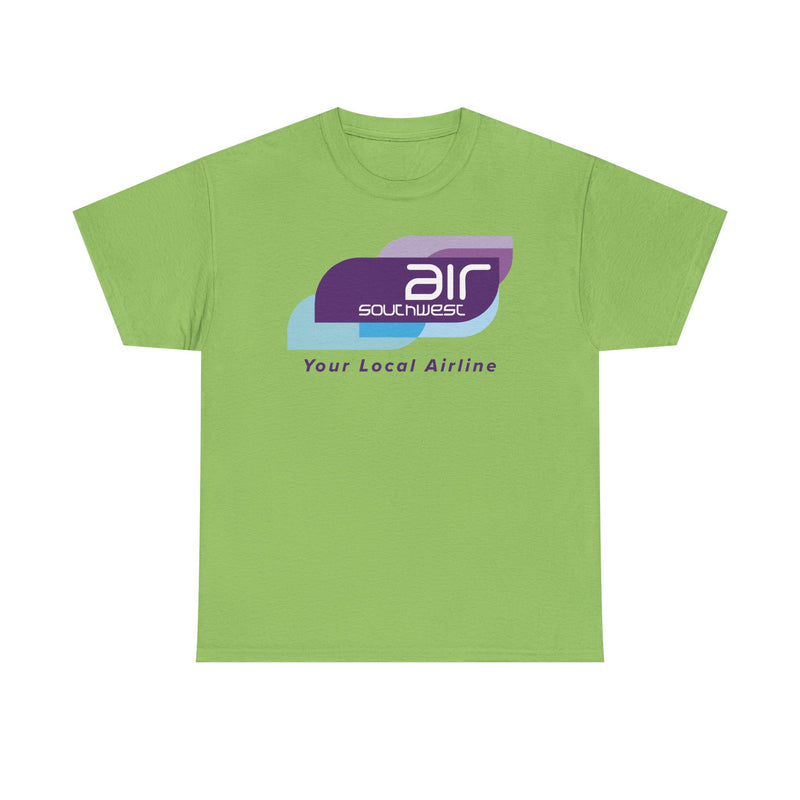 Load image into Gallery viewer, Air Southwest Your Local Airline Vintage British Regional Carrier Logo T-shirt