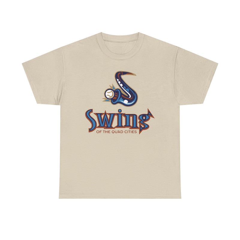 Load image into Gallery viewer, Swing of the Quad Cities Iowa Baseball 2004-2007 T-shirt