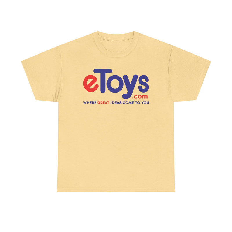 Load image into Gallery viewer, Etoys.com Logo T-Shirt Where Great Ideas Come To You