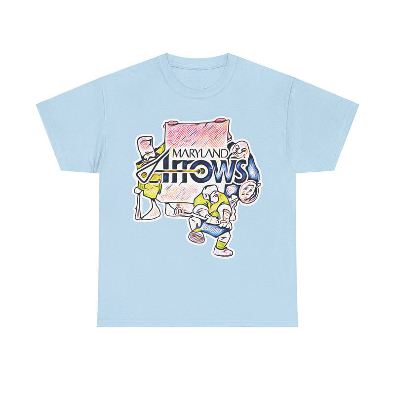 Load image into Gallery viewer, Maryland Arrows Box Lacrosse Nostalgic Retro Logo T-shirt