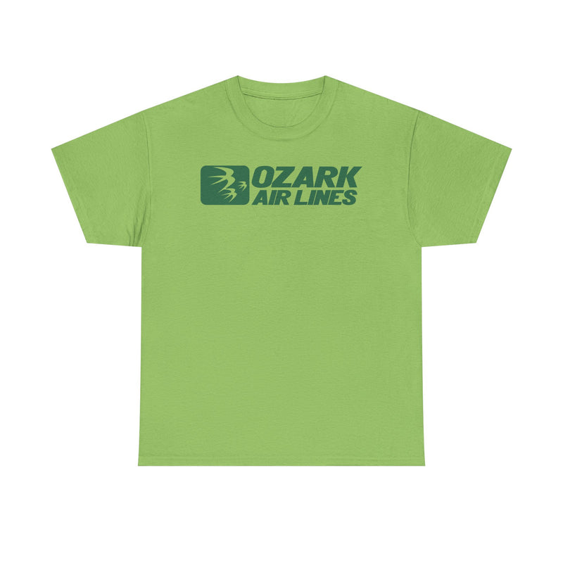Load image into Gallery viewer, Ozark Airlines Green Logo Regional Aviation Collectible Nostalgia T-shirt