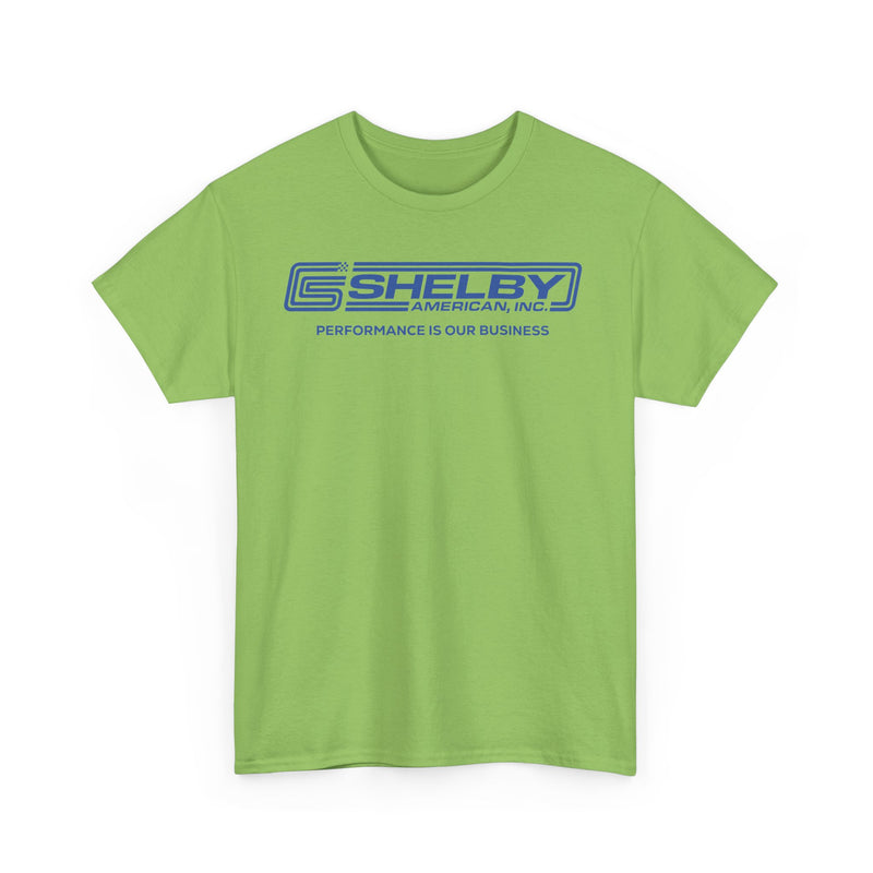 Load image into Gallery viewer, Shelby American Inc Performance Is Our Business Cobra Logo T-shirt