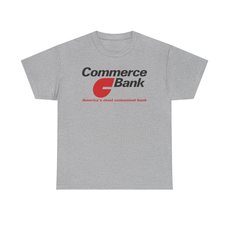 Load image into Gallery viewer, Commerce Bank America's Most Convenient Banking Logo New Jersey T-Shirt