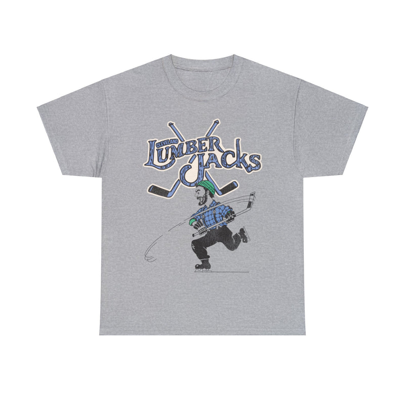 Load image into Gallery viewer, Cleveland Lumberjacks Nostalgic Logo Hockey Team T-shirt
