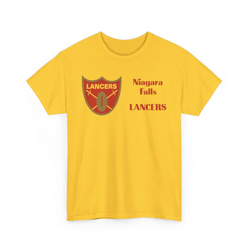 Load image into Gallery viewer, Niagara Falls New York Lancers Midwest Football 1971 T-shirt