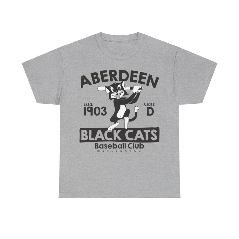 Load image into Gallery viewer, Aberdeen Washington 1903 Black Cats Baseball T-shirt