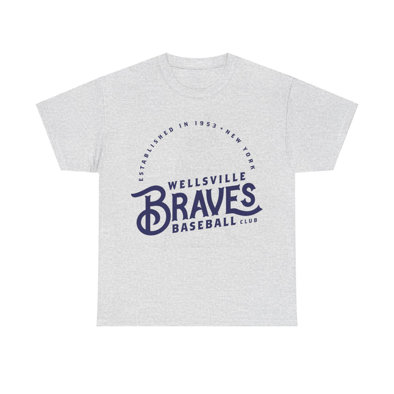 Load image into Gallery viewer, Wellsville Braves Est 1953 New York Baseball T-shirt