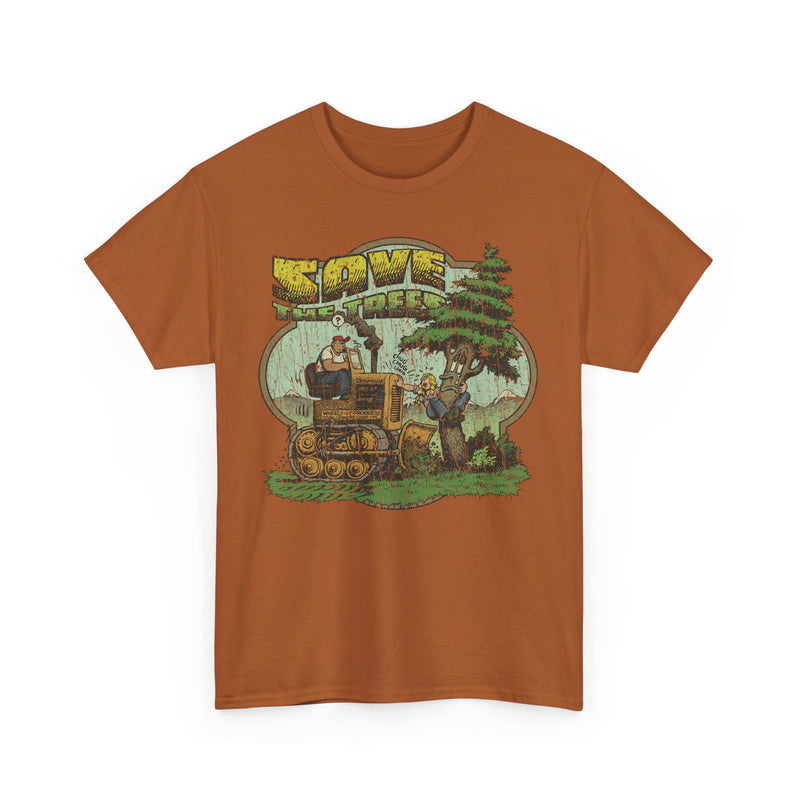 Load image into Gallery viewer, Save The Trees 1973 Chipko Environmentalist Political Movement Cartoon T-shirt